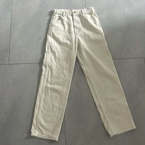 Cream Cargo Pants